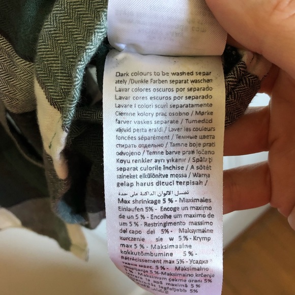 Snap up Noisy May sleeveless plaid top, cotton S - Picture 6 of 8